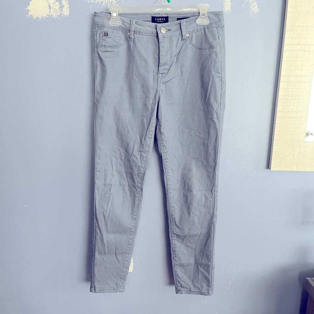 Curve Appeal Size 6/28 Minimalist Jeggings Slate Blue/Gray Preowned